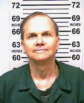 Mugshot van Mark David Chapman, de moodernaar van John Lennon