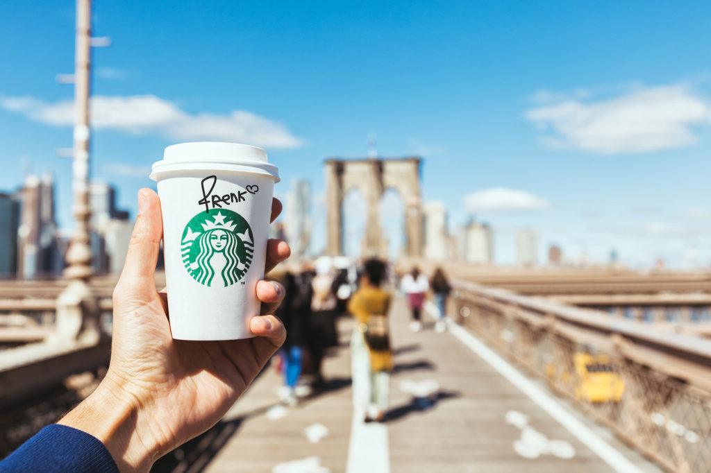 Fout geschreven naam op je Starbucks beker