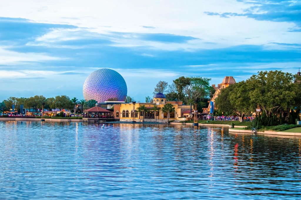Het Walt Disney pretpark Epcot in Orlando