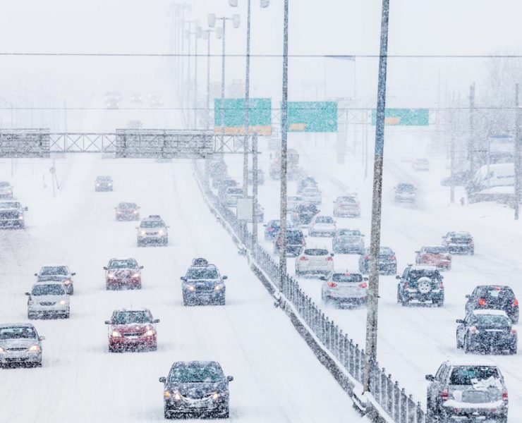 Sneeuwstorm veroorzaakt chaos op snelweg in New Mexico